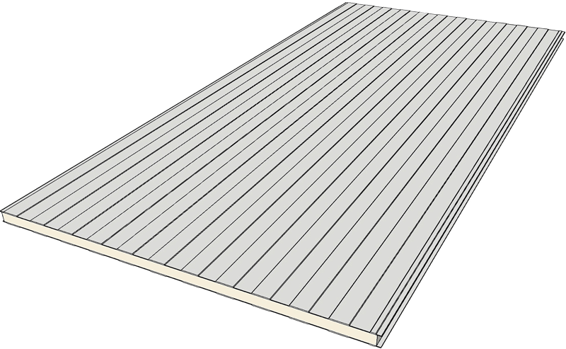 sandwich panel narrow