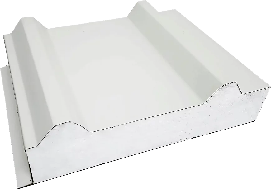 metalsheet roof milky white