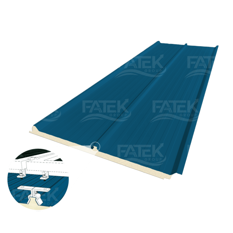 solar roof pir OceanBlue joint