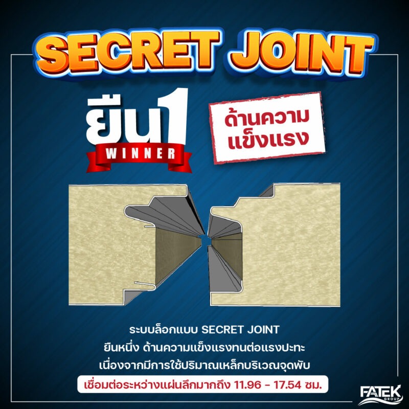 Secret joint